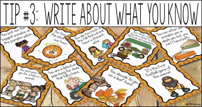 reluctant writers need to write about what they know