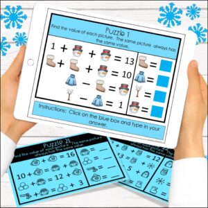 digital activity for teaching logic to elementary