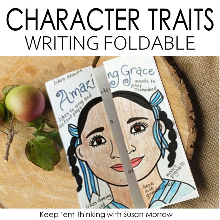 Free Character traits foldable activity