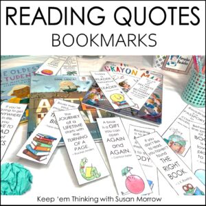 READING QUOTES BOOKMARKS