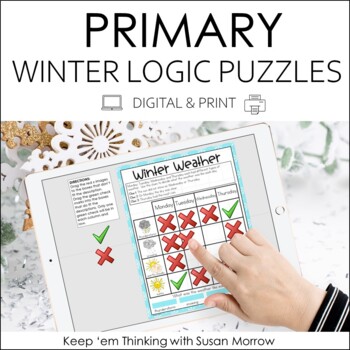 These Primary Winter Logic Puzzles are a great way to introduce your young students to logic based activities