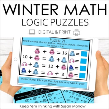 your students will love these brain challenging winter logic puzzles 