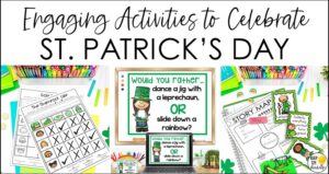 Fun activities for St. Patrick's Day can include a little learning along with the fun of the holiday. Here are 5 fun and engaging activities for St. Patrick's Day your students will love!