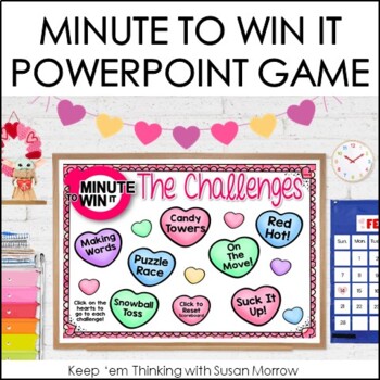Your students will love these Valentine's day Minute to Win it Games - a great addition to your class party
