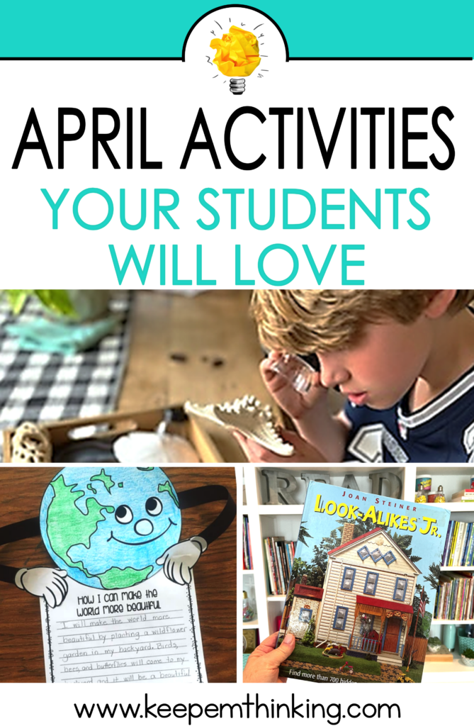 Use these fun and engaging April activities to get your students excited about reading and writing this spring.