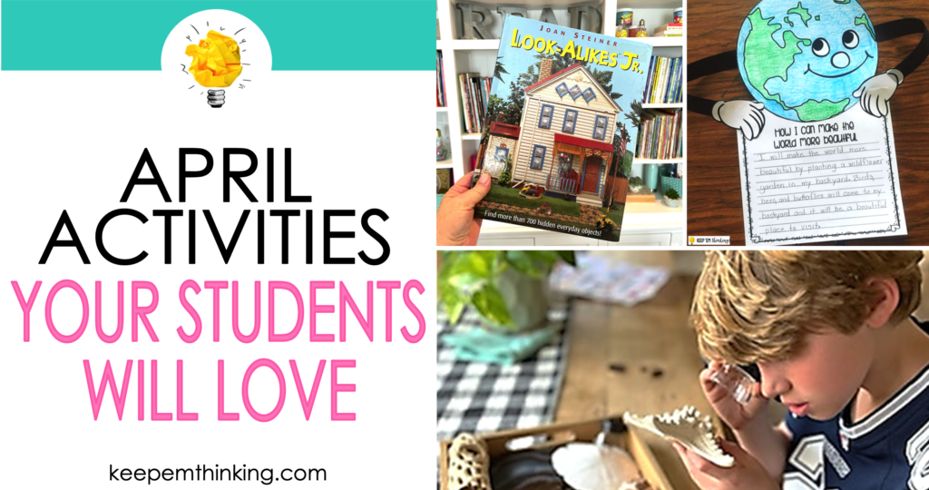 Your students will love these fun and engaging April Activities for the elementary classroom.