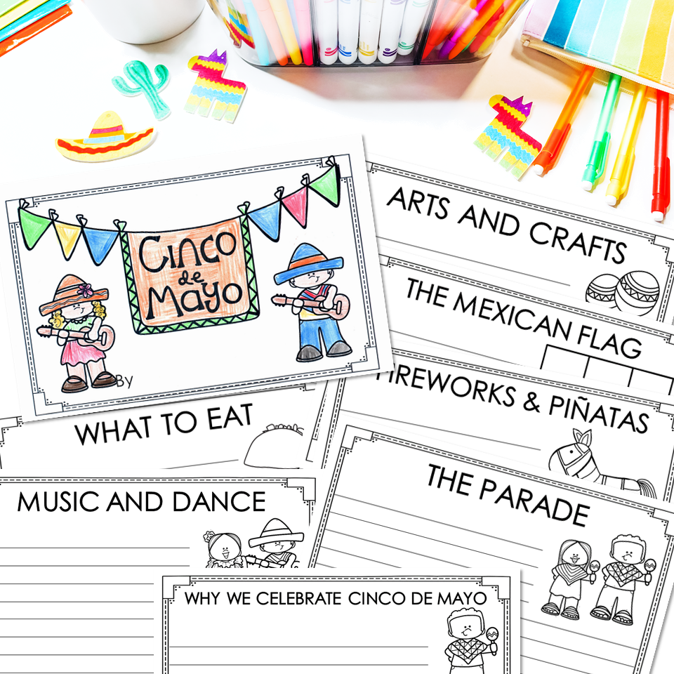 Students will create their own Cinco de Mayo book showing what they learned.k