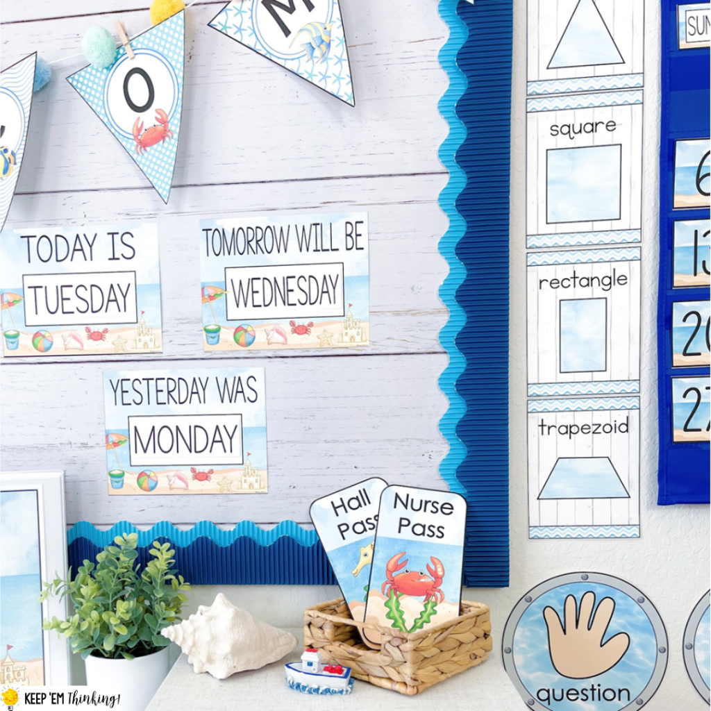 Ocean Theme Classroom Decor Bundle | Confetti & Creativity