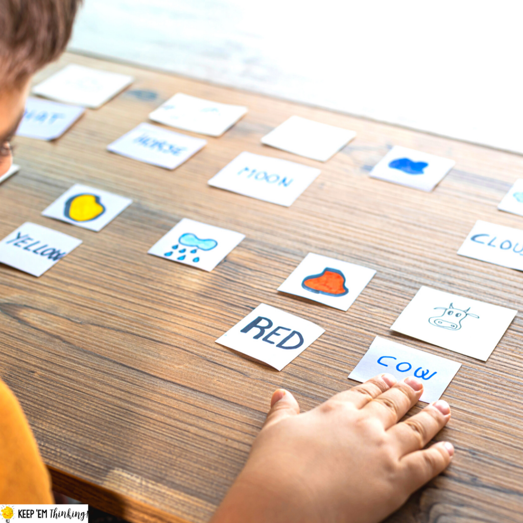 Use your word wall as an interactive piece of your instruction by asking students to sort words.