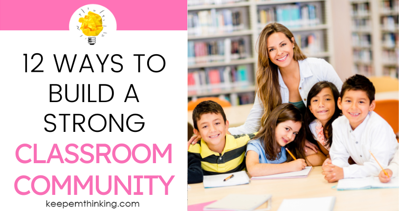 Building a strong classroom community is essential to the success of your school year. Use these 12 tips to build a strong classroom community this year.