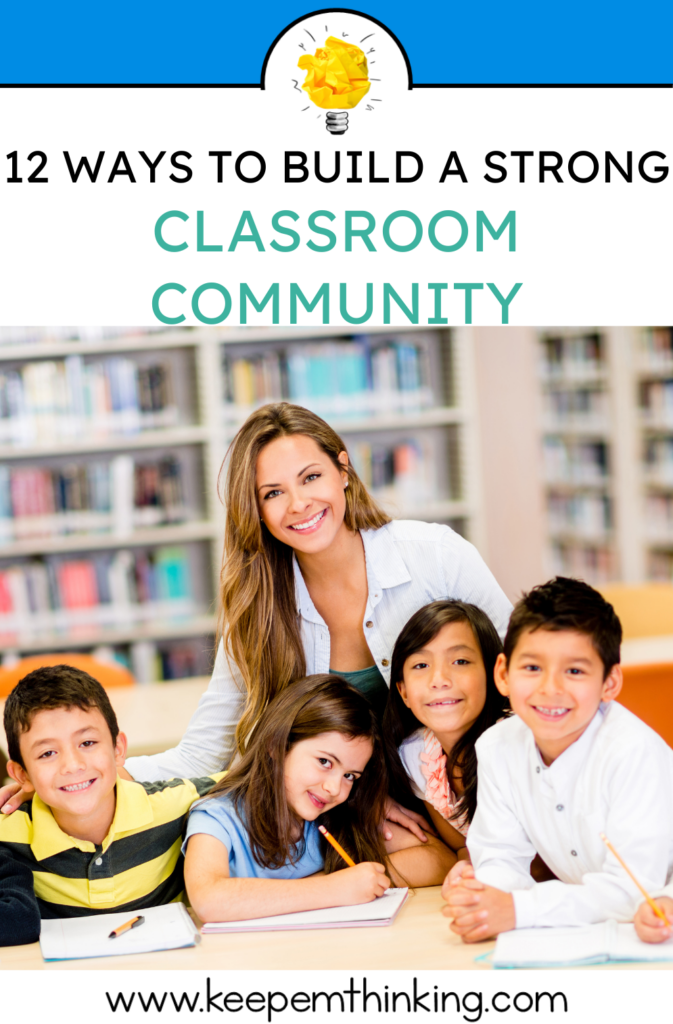 A classroom community consists of students who feel a sense of belonging. Your classroom is safe, positive, and productive. Students collaborate and build relationships with you and their classmates. There are many ways to do this. Create a comfortable classroom by using blankets and pillows. Let students help create your classroom expectations. Speak to students in a positive way. Use musical instruments to signal a transitional time. Here are 12 ways you can build a strong classroom community. #classroomcommunity #buildingclassroomcommunity