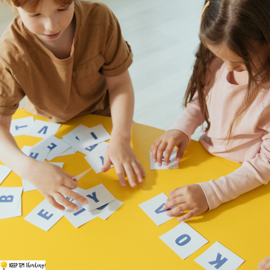 Letter tiles like these are a great addition to your phonics instruction and will definitely add rigor to your lessons.