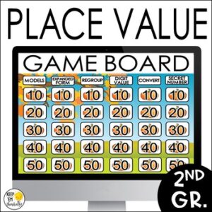 Place Value Game | 2nd Grade Math Review Interactive PowerPoint Game Show