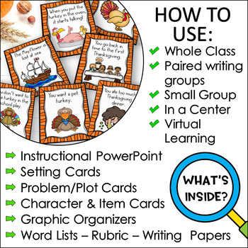 Thanksgiving Writing Center Activities - November Narrative - Story Prompts 3 Thanksgiving Writing Center Activities - November Narrative - Story Prompts - Image 3