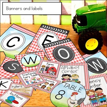 Farm Theme Classroom Decor Bundle, Editable Farm Decor 3 Farm Theme Classroom Decor Bundle, Editable Farm Decor - Image 3